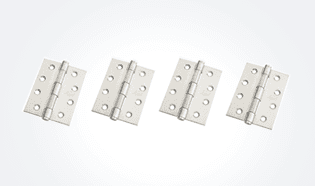 Four butt hinges