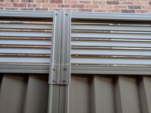 Colorbond Fence Extension with Louvres