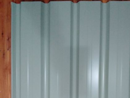 Close-up of the Standard / Trimdek Colorbond sheet profile