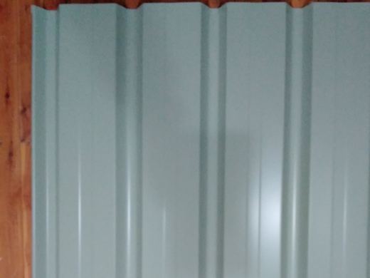 Close-up of the Standard / Trimdek Colorbond sheet profile
