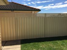 Colorbond Fencing with 300mm Slat Inserts