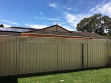 Colorbond Fencing with 300mm Slat Inserts