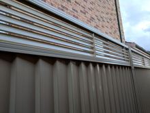 Colorbond Fence Extension with Louvre