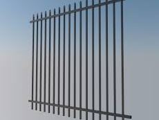 Black Security Fence Panel 2.1m (H) Panel Only