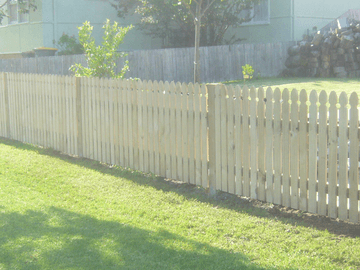Timber Picket Fencing