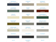 Fencing Sydney's Colorbond Fencing Colour Chart
