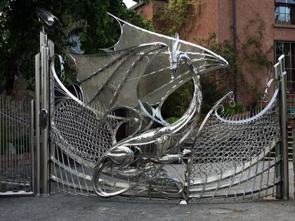 Colorbond sliding gate