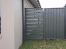 Slatted Single Gate