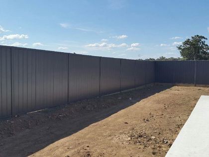 Colorbond fence built by Fencing Sydney
