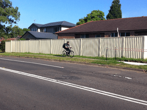 Colorbond fencing, Blacktown