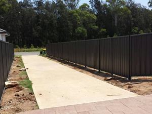 Colorbond fence in Kellyville
