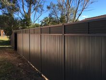 Colorbond Fence Panel with 300mm LOUVRE Inserts