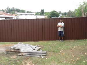 Colorbond fencing, St Marys