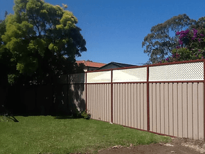 600mm Lattice Fence Extension Sydney