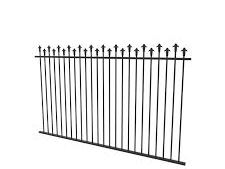 Aluminium Hi Low Spear Top Fence Kit (Complete Panel)