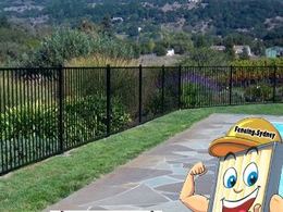 Aluminium flat top pool fencing