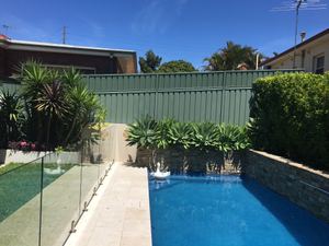 Colorbond Fence Extension with Solid Colorbond Sheeting