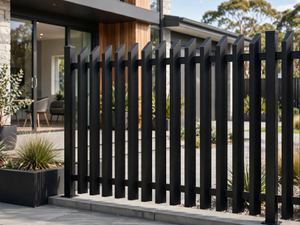 Aluminium 45° angled blade designer panel