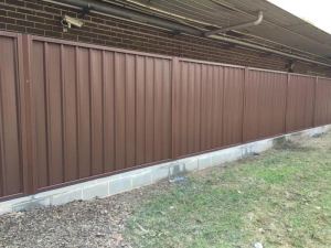 Colorbond fencing at Westfield Mt Druitt