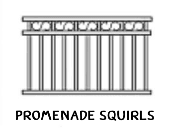 Panel drawing with S-scroll frieze between double top rails.